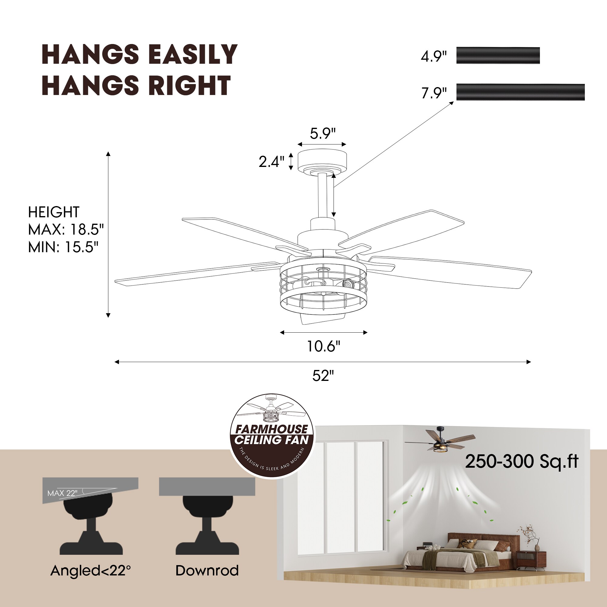SILJOY CFL-1105-04 Ceiling-Fans - View #8