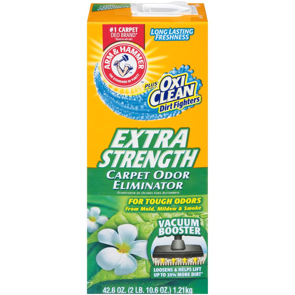 Arm & Hammer Eco-Friendly Carpet Cleaner Powder Kit 42.6-oz - Fresh Scent - Odor Eliminator - Vacuum Booster - Long Lasting Freshness