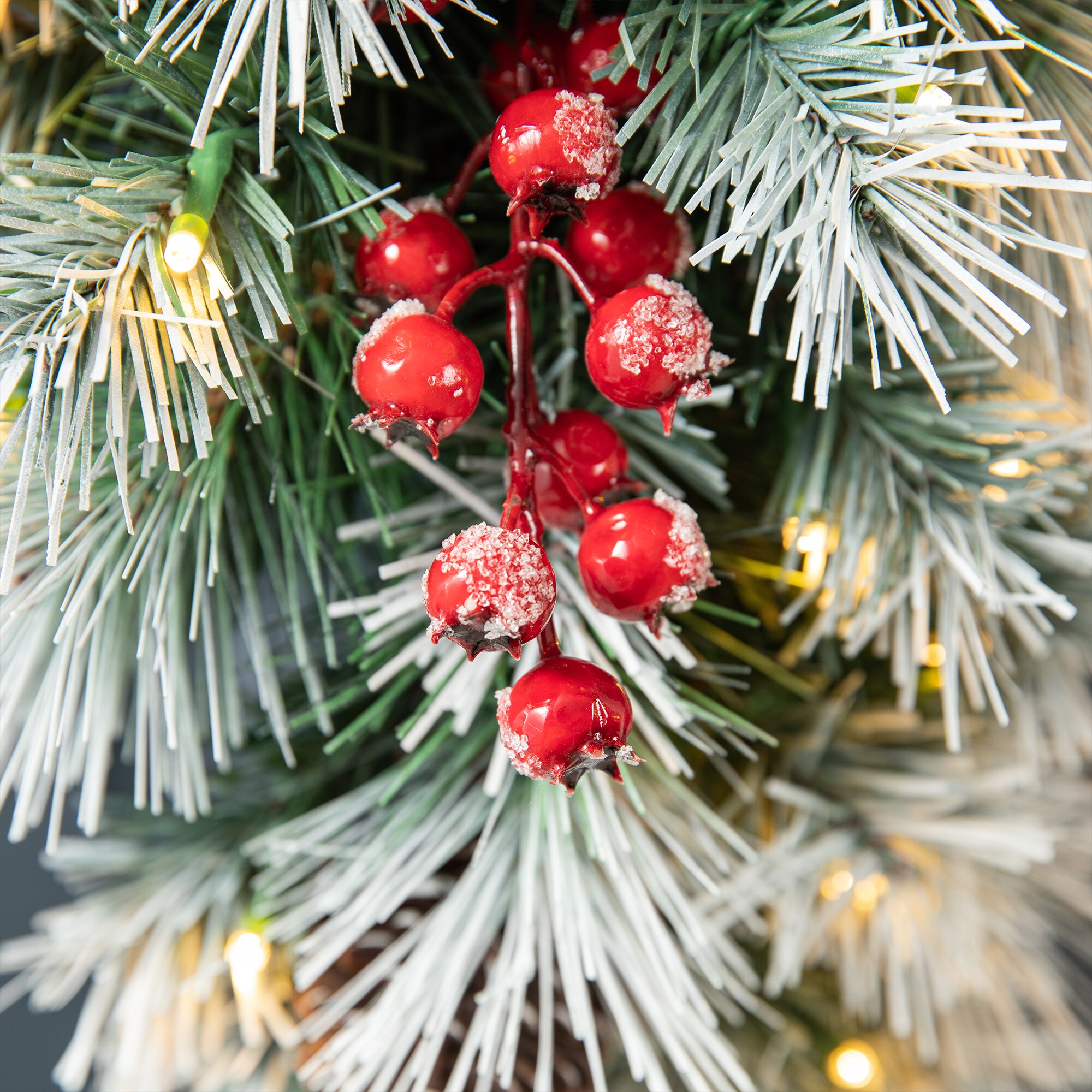 Glitzhome 2016000031 Artificial-Christmas-Garland - View #6