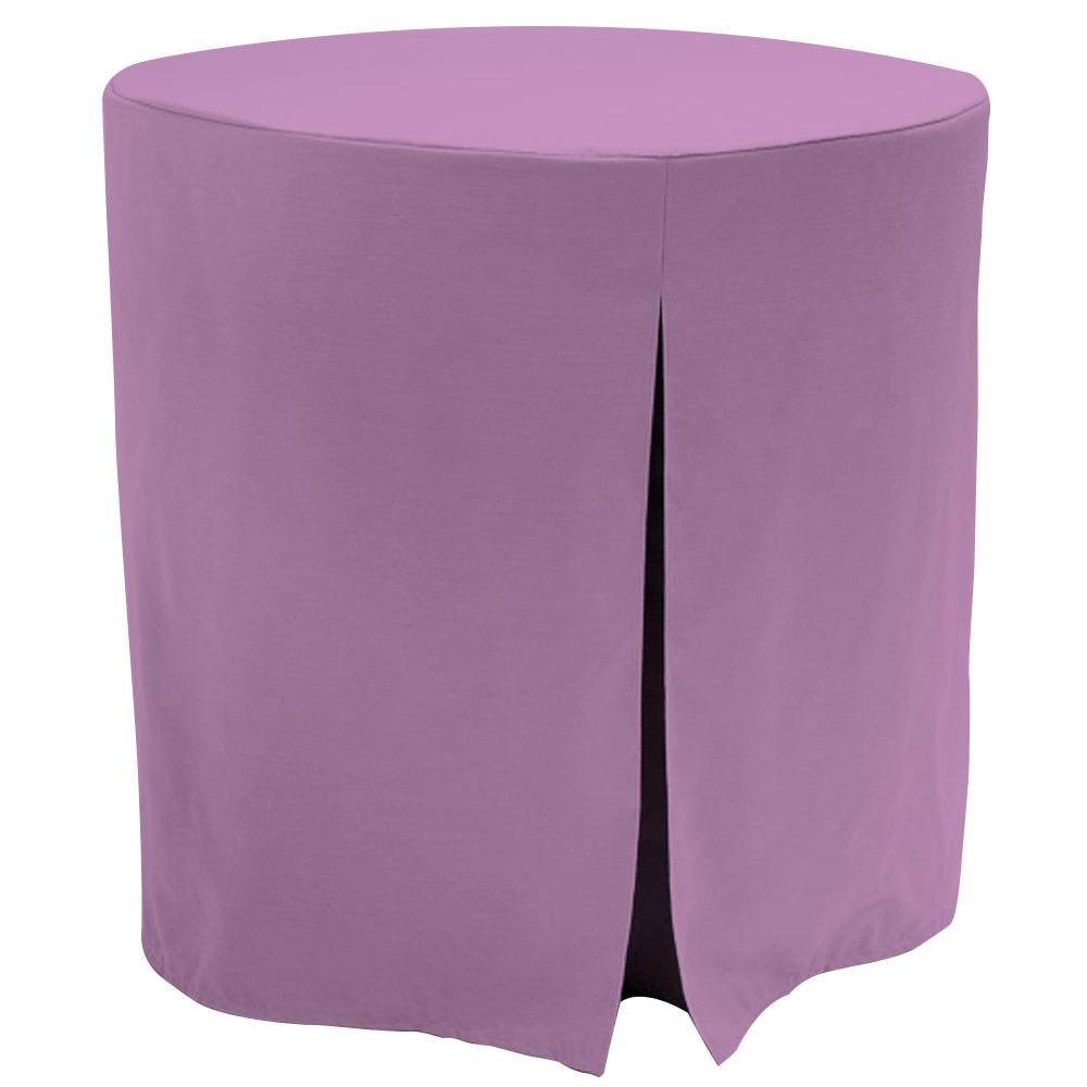 WestPoint Home 028828431790 Tablevogue Table Cover Collection Fitted Indoor/Outdoor Lilac Table Cover for 48-in round