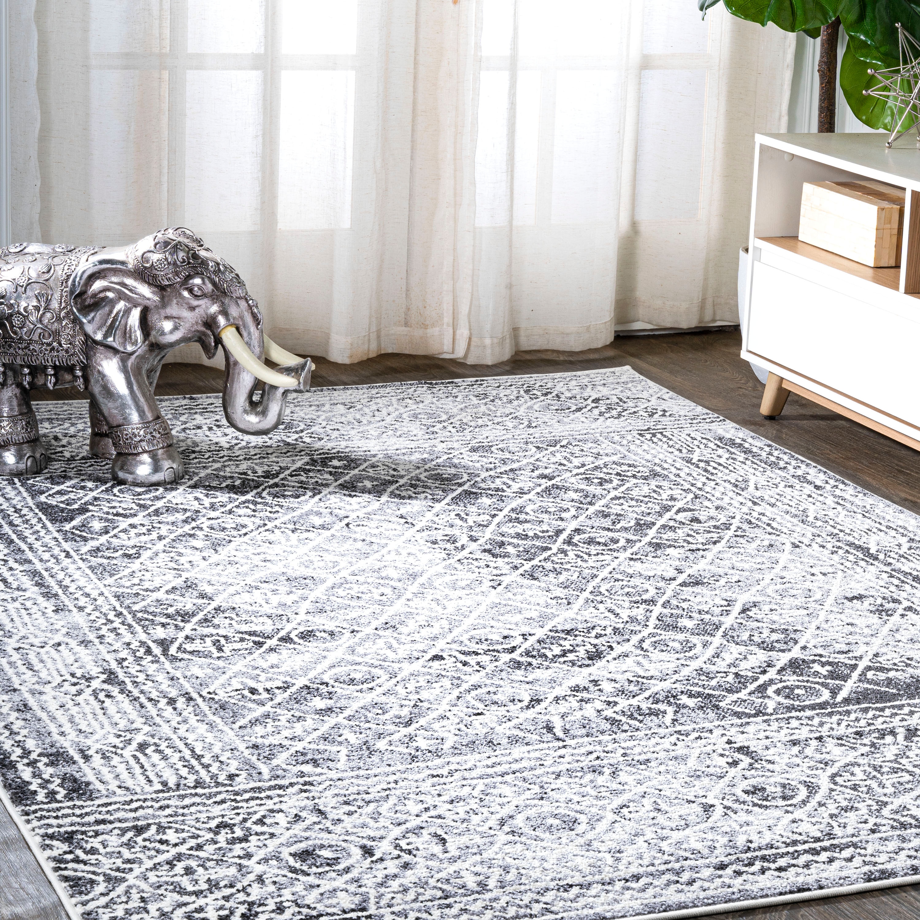 Bohemian Style Jade Green Soho Rugs Small Extra Large Bedroom Easy Clean  Soft Floor Carpets 