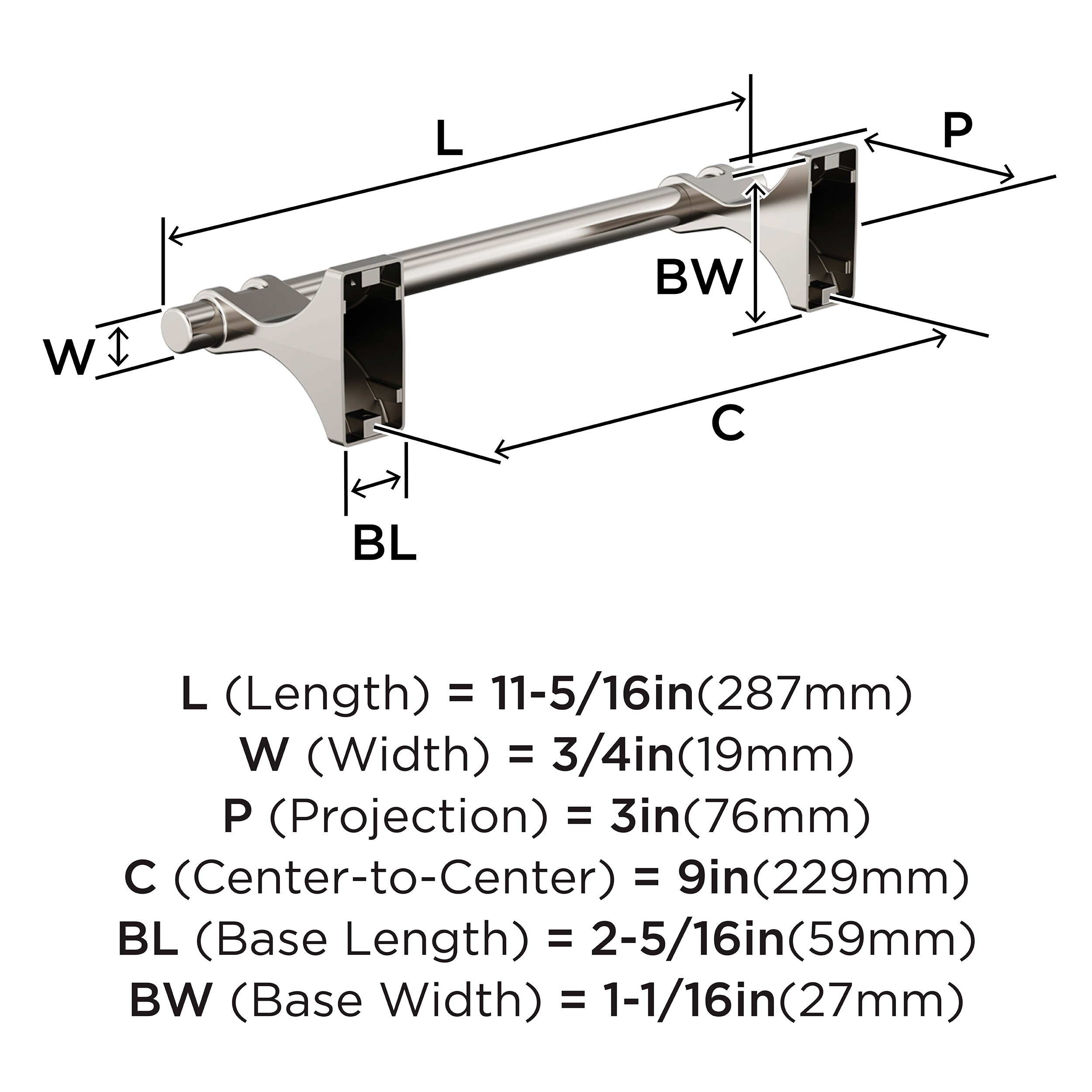 Amerock BH36055PN d060350 - View #4