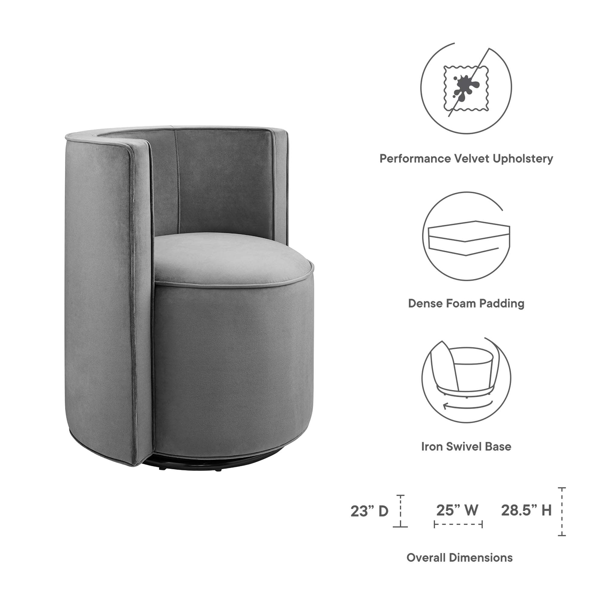 Modway EEI-6222-GRY chairs - View #2