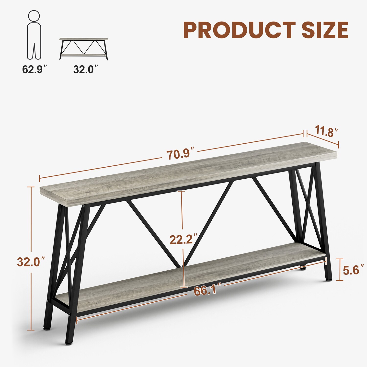 GZMR GZ-W22384 Console-Sofa-Tables - View #13