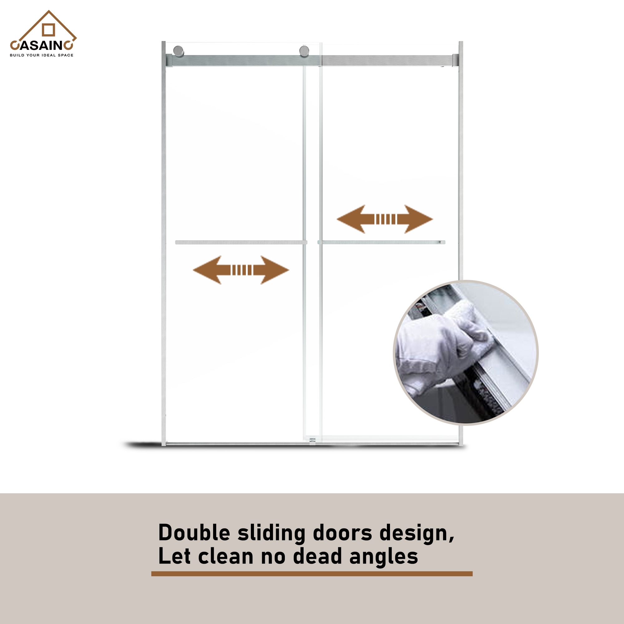 CASAINC B038-6062CC Shower-Doors - View #6
