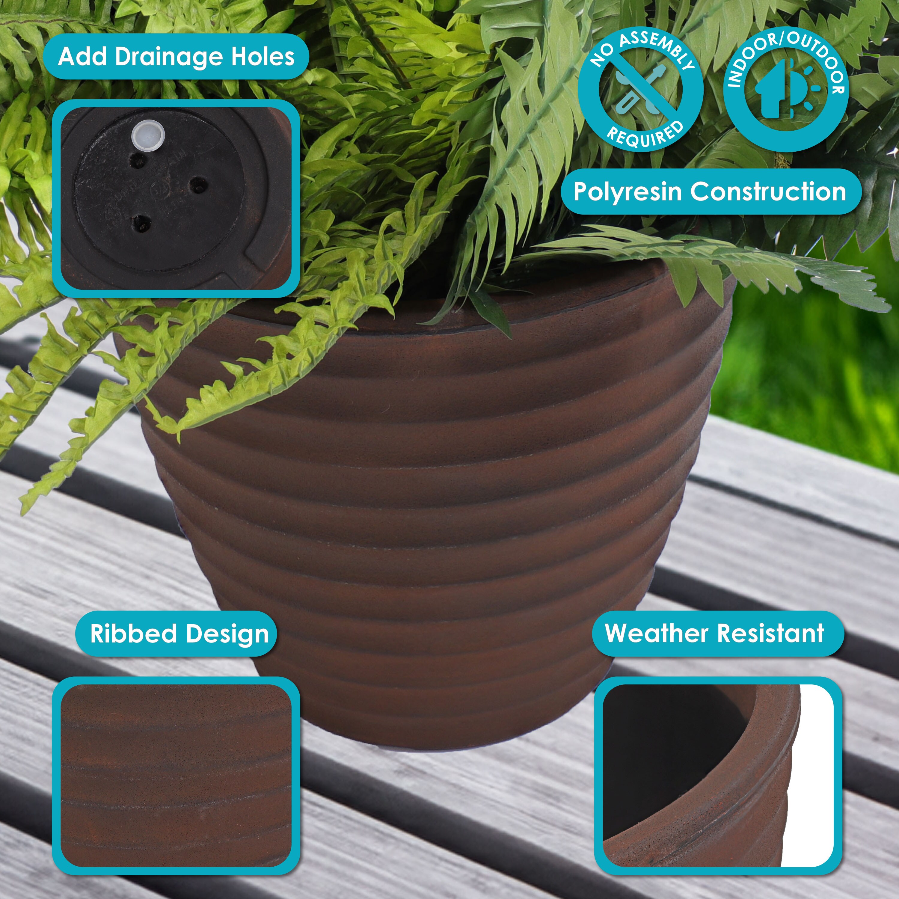 Sunnydaze Decor DG-455 Planter-Window-Box - View #4