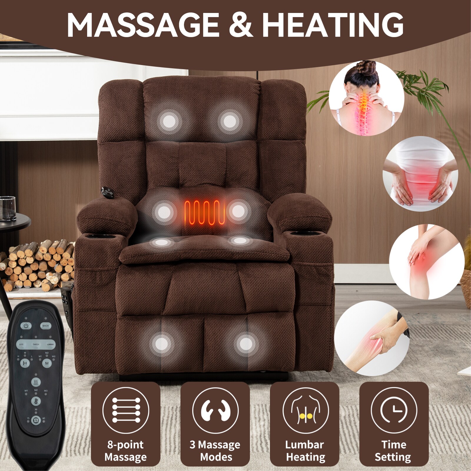 Clihome OF-1926PP70-AANY recliners - View #6