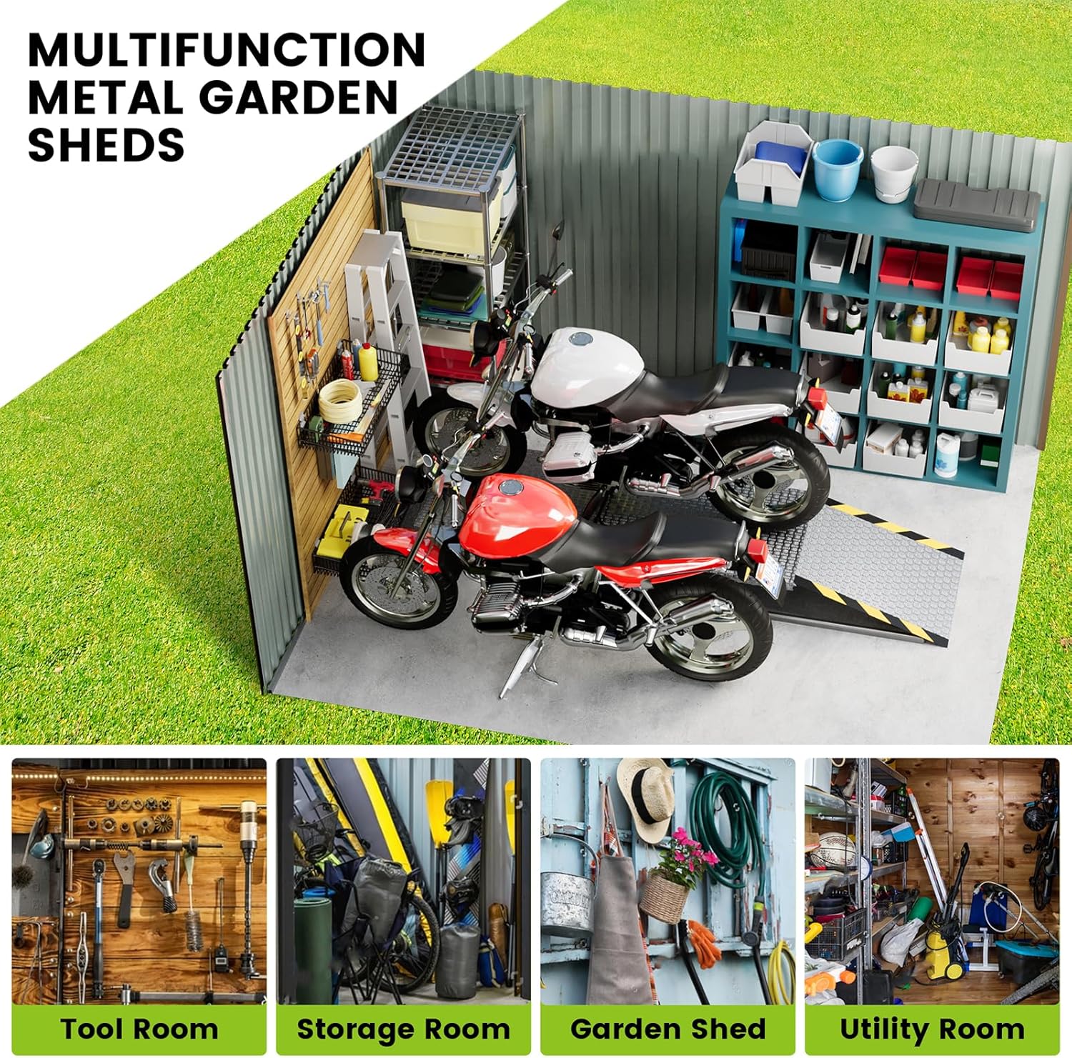 Edwards WLS-PHO-16B8XSNT Metal-Storage-Buildings-Sheds - View #4