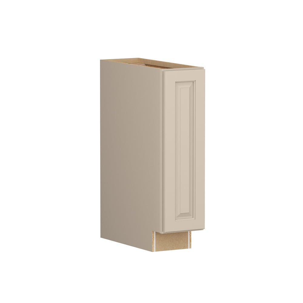 Shenandoah Stemson 9-in W x 34.5-in H x 24-in D Oat Painted Base Fully Assembled Cabinet Raised Panel Raised panel
