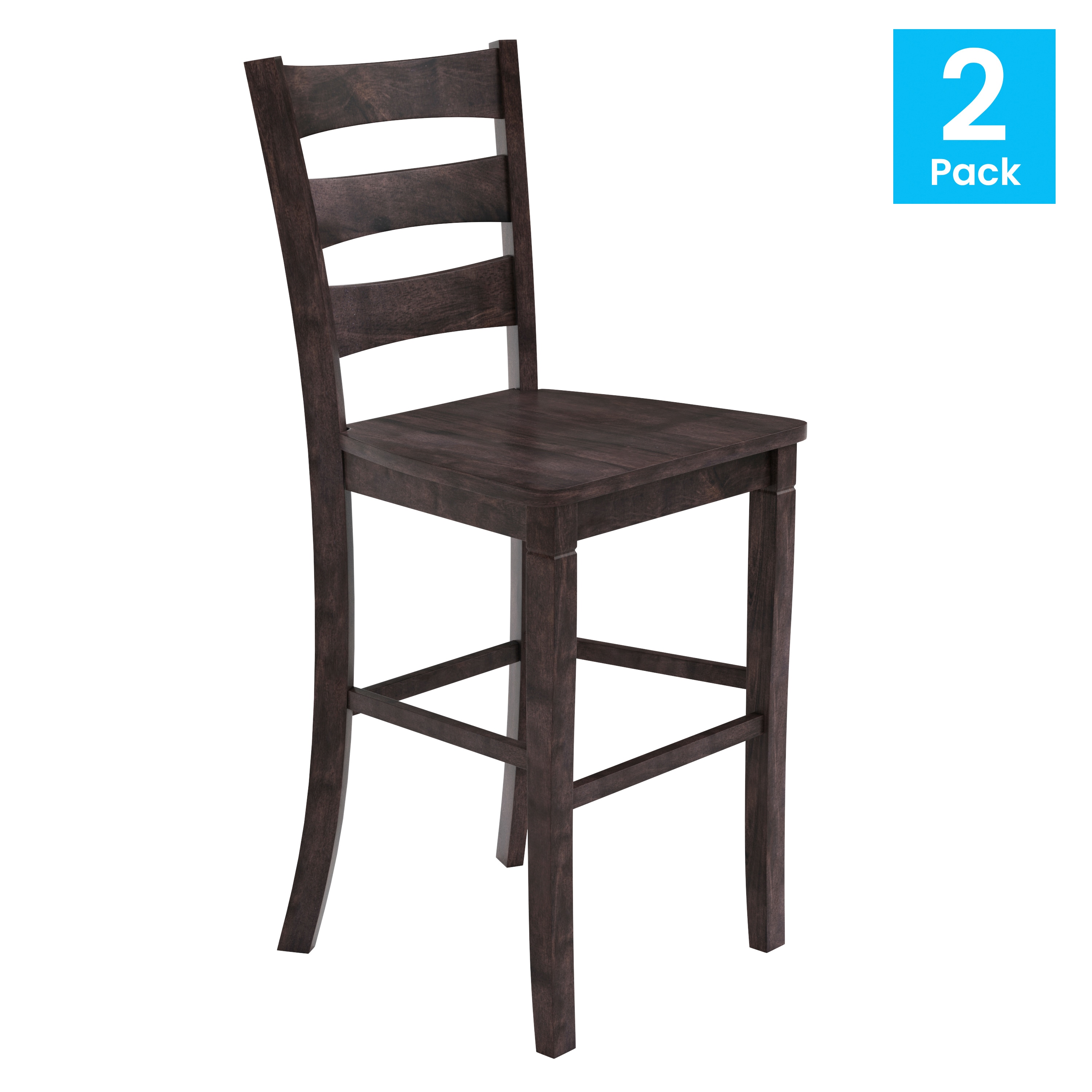 Taylor & Logan Laurel Solid Wood Counter Stool (Set of 2)