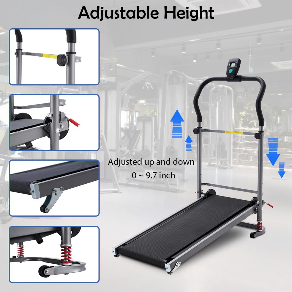 Mini manual online treadmill