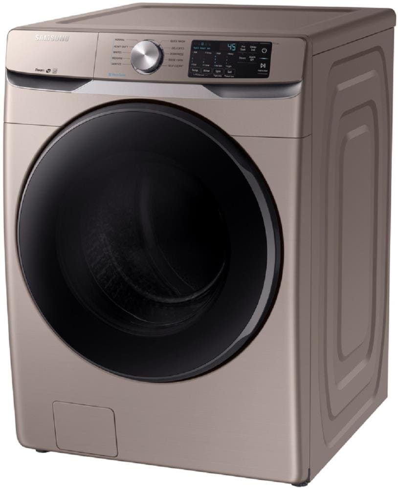 LG 4.5-cu ft High Efficiency Stackable Steam Cycle Smart Front
