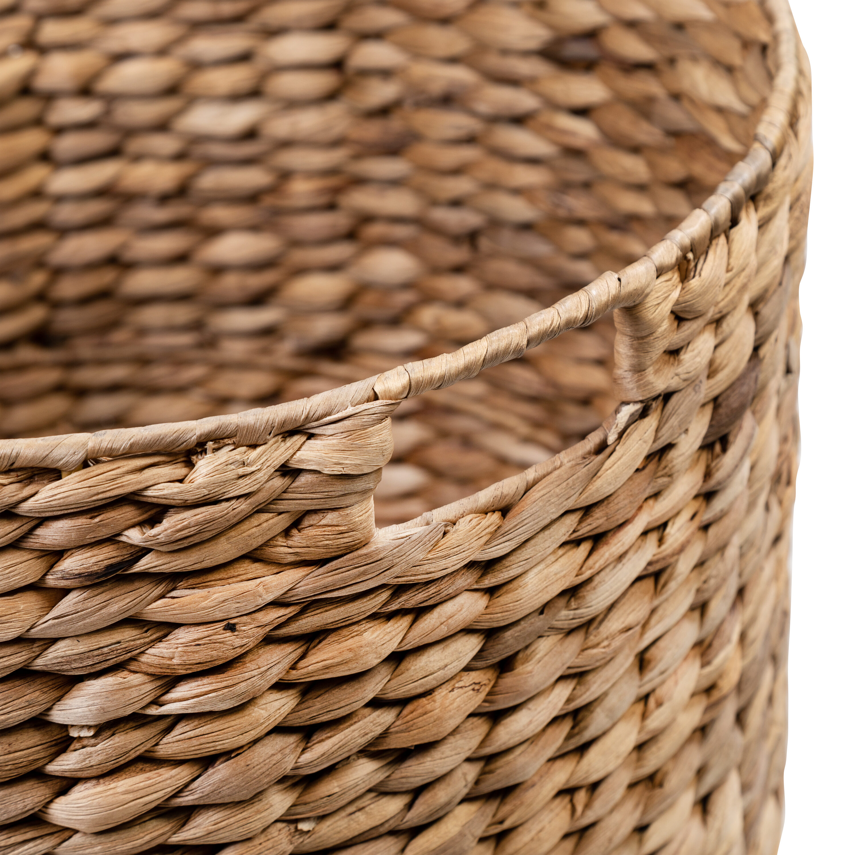 Honey Can Do 18.5 x 22 Natural Water Hyacinth Storage Baskets