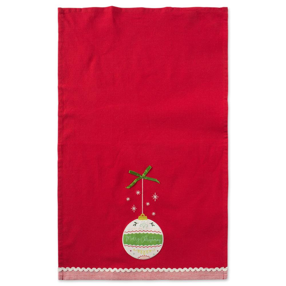 Multi-Color Assorted Happy Holidays Cotton Dishtowel (Set of 3) 18x28