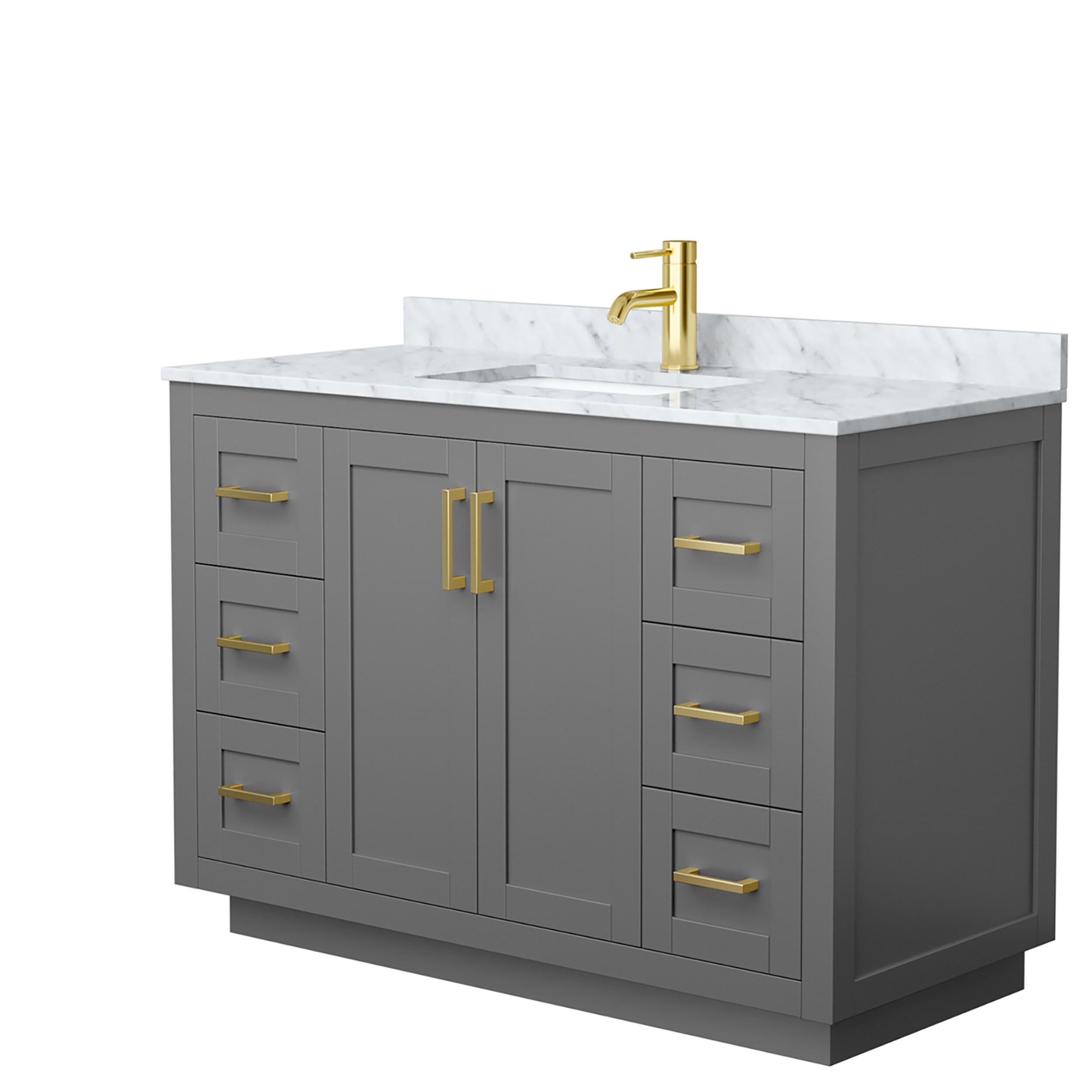 Wyndham Collection WCF292948SGGCMUNSMXX Bath-Vanity-Combo - View #2