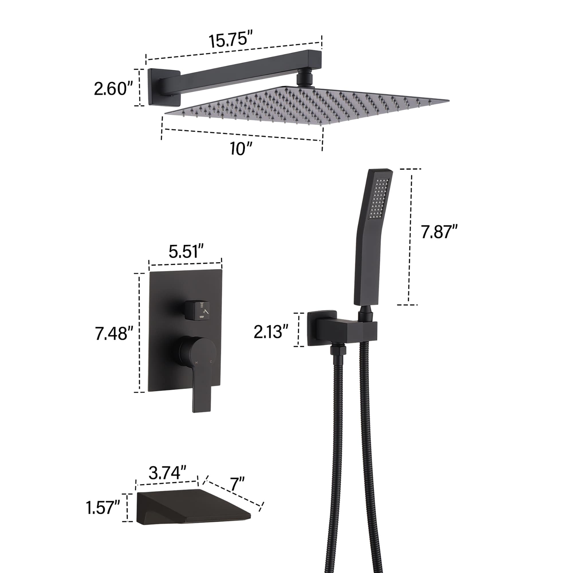 LOVMOR SF-J-W121749897 Tub-Shower-Faucets - View #6