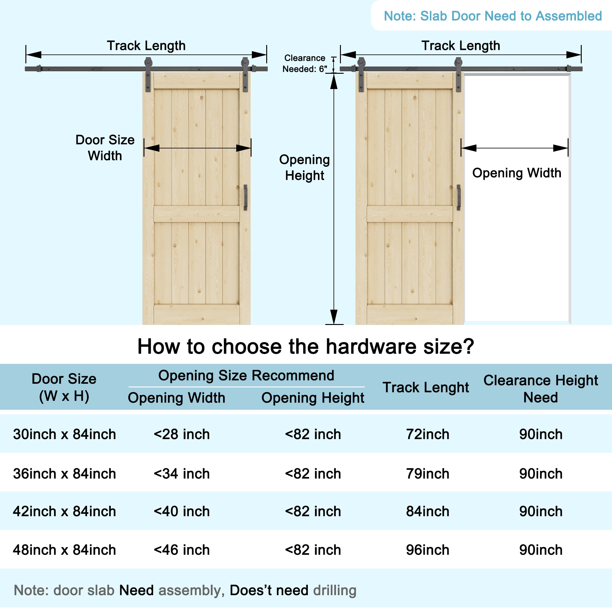 JUJUBON IN-BDPN-R-BD-36 Barn-Doors - View #7