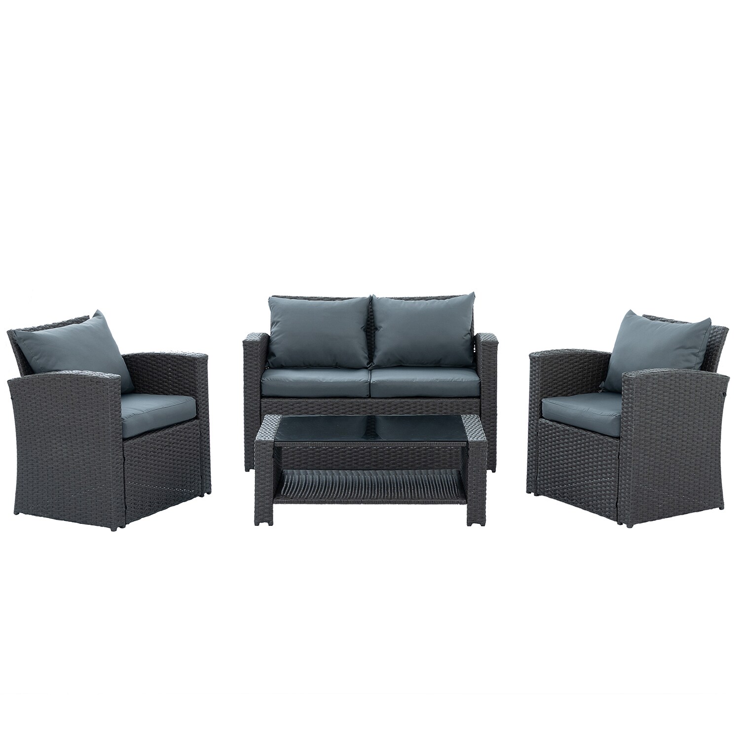 SINOFURN SYB790010GY Patio-Conversation-Sets - View #3