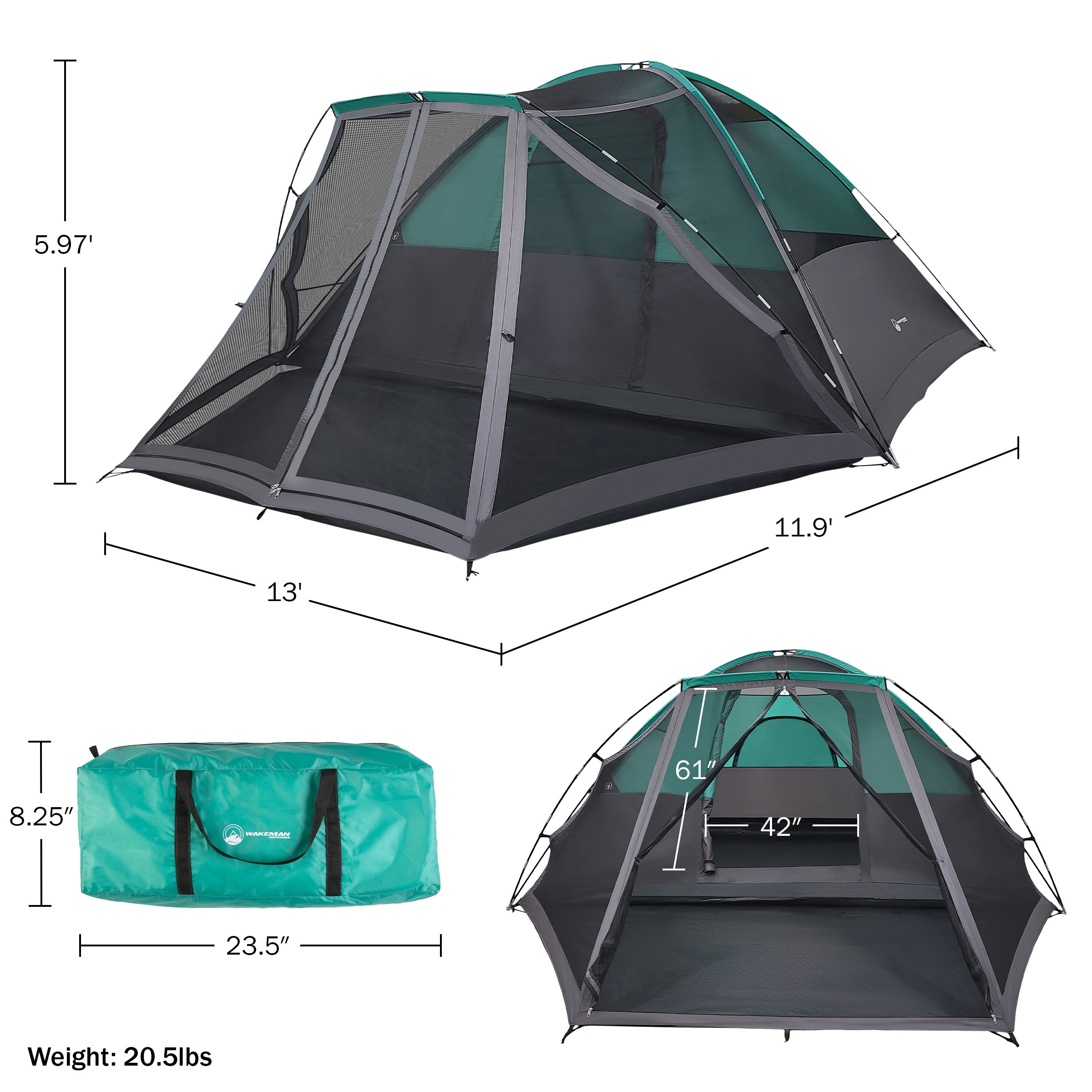 Wakeman 75-CMP1120 tents - View #6