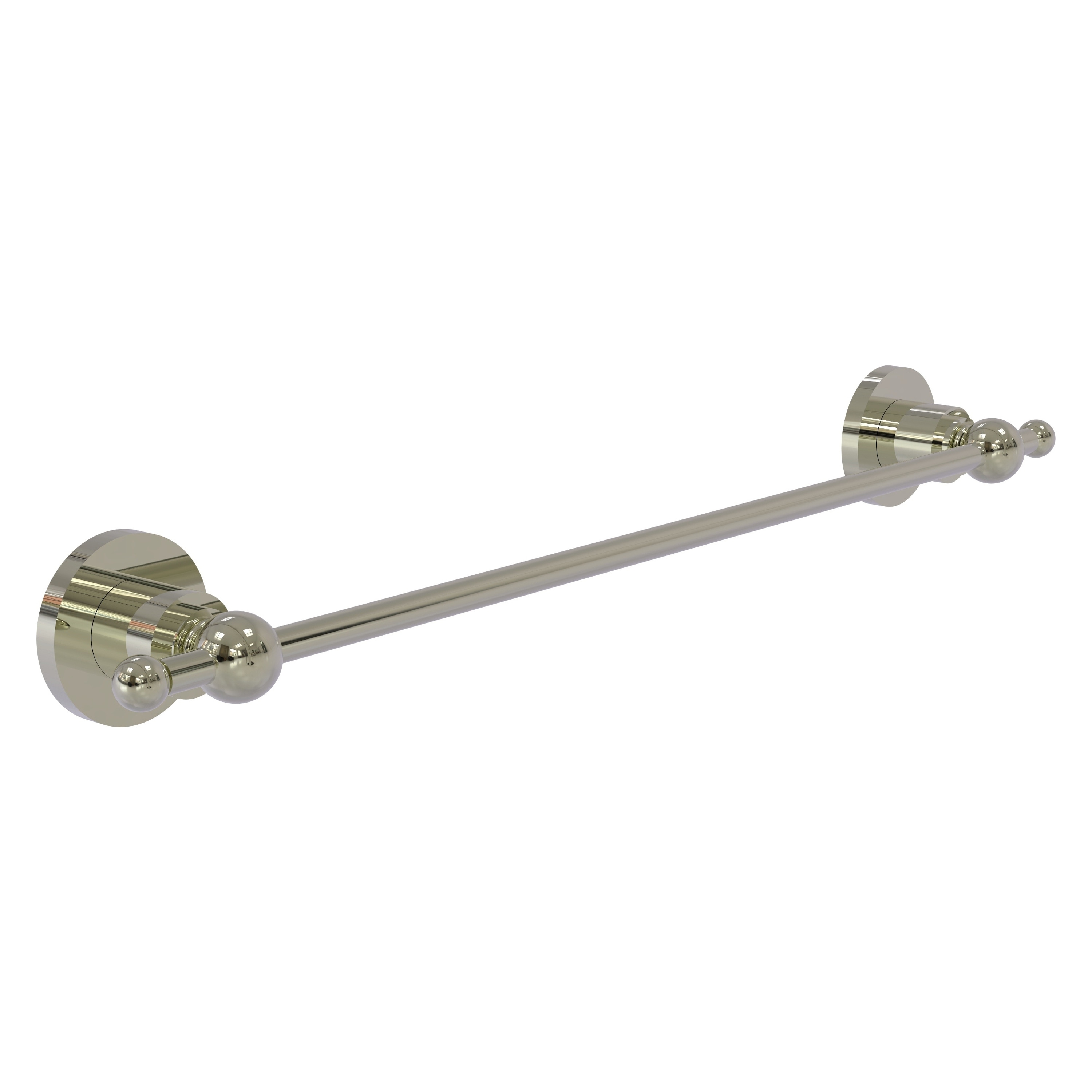 Allied Brass AP-41/18-PNI Astor Place 18-in Polished Nickel Wall mount Single Towel Bar