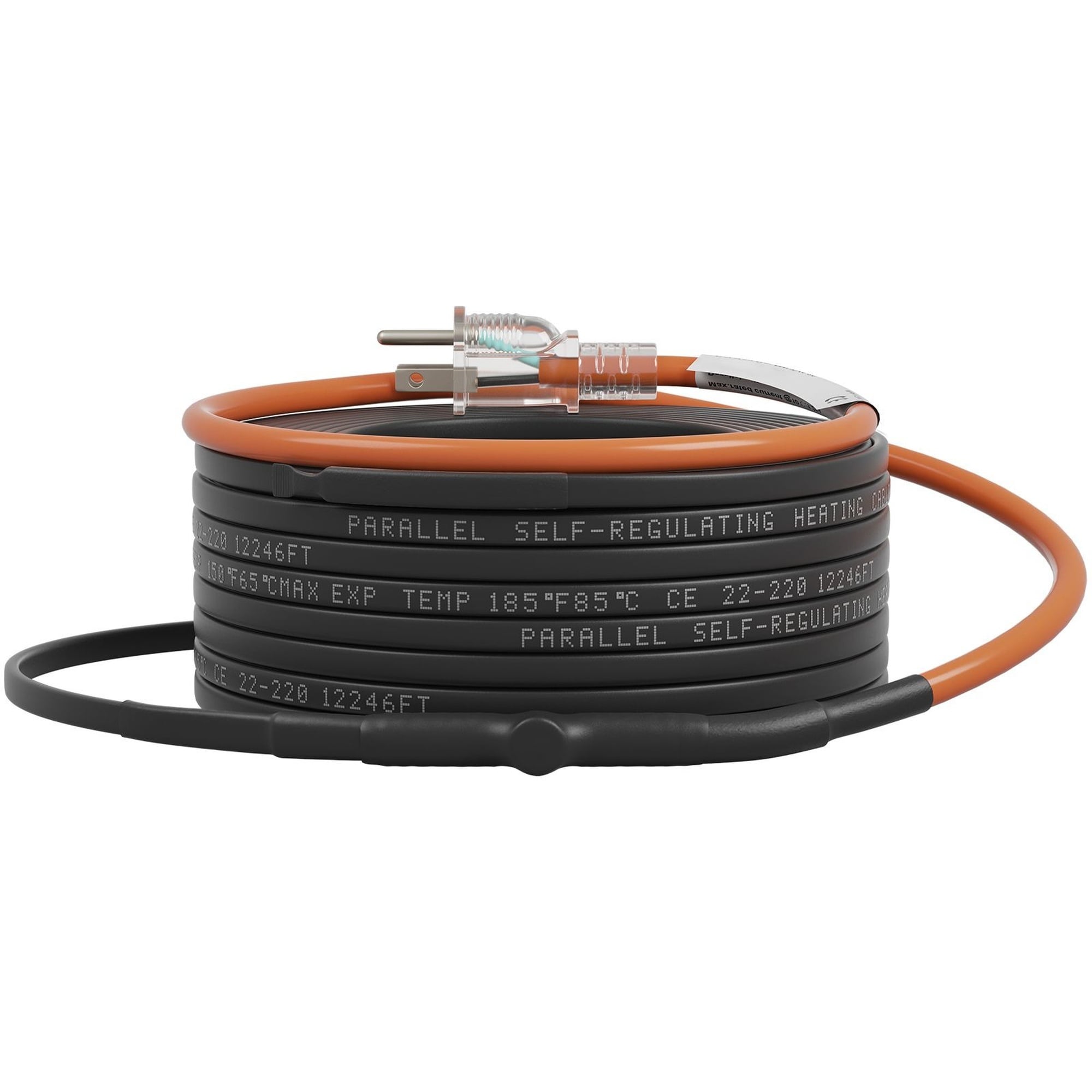 OGETFUUR L5LYH091414 100ft Self-Regulating Pipe Heating Cable 5W per ft 120V for Water Pipe Freeze Protection featuring Energy Efficient Design and Long Length Coverage