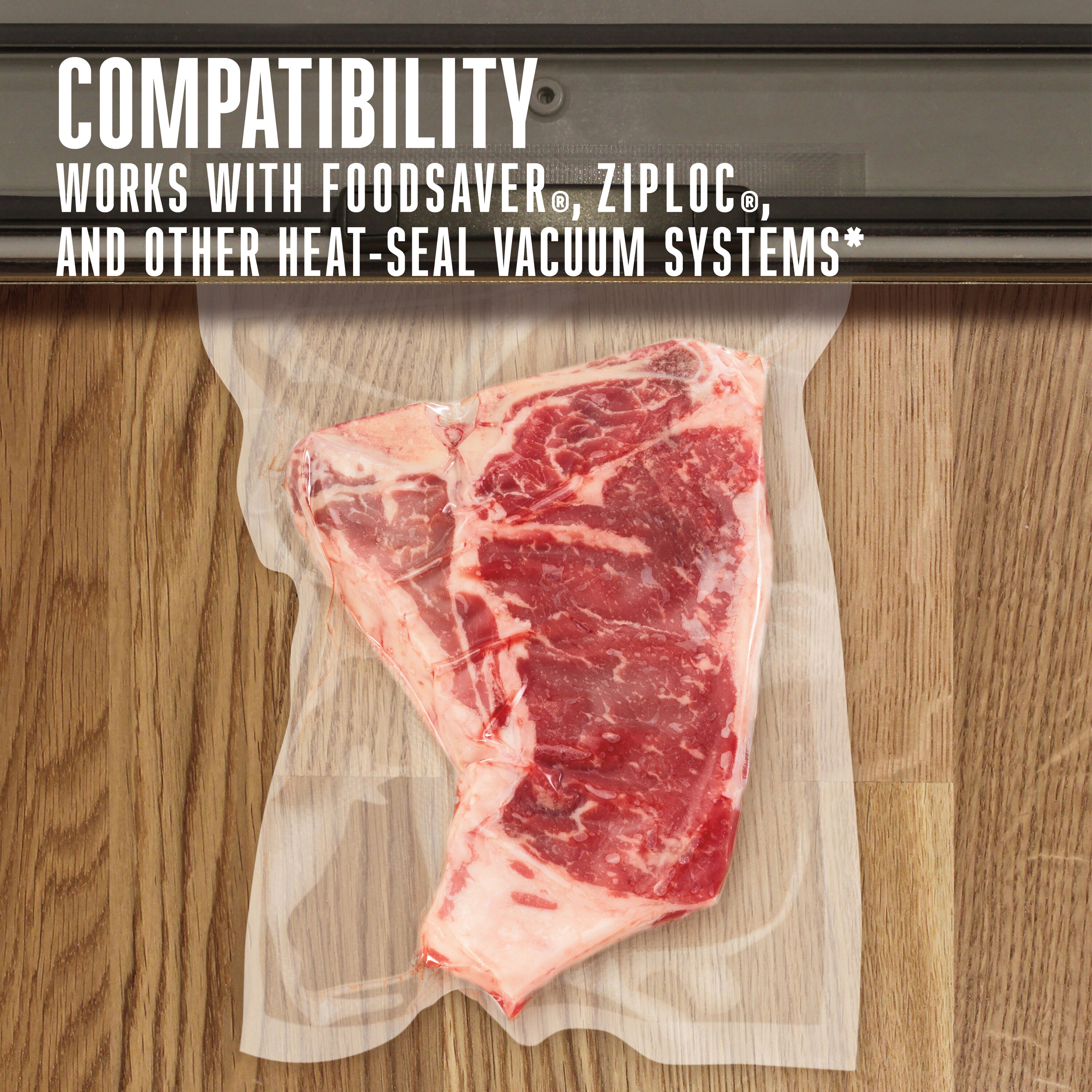 Heavy Duty Clear Vacuum Sealer Bags Roll 11" x 50'