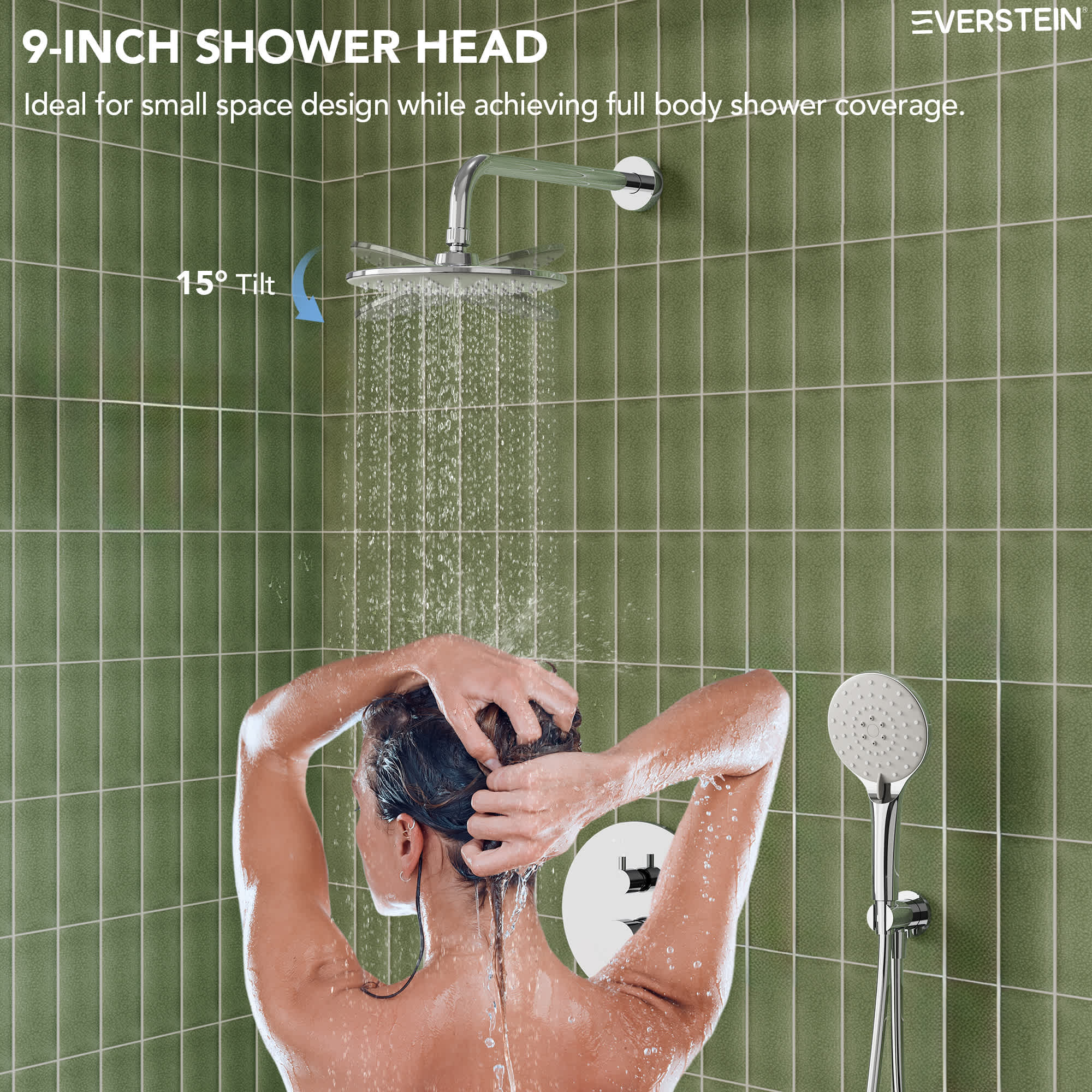 EVERSTEIN SFS-1076-CH9 Showerhead-Bar-Panels - View #7
