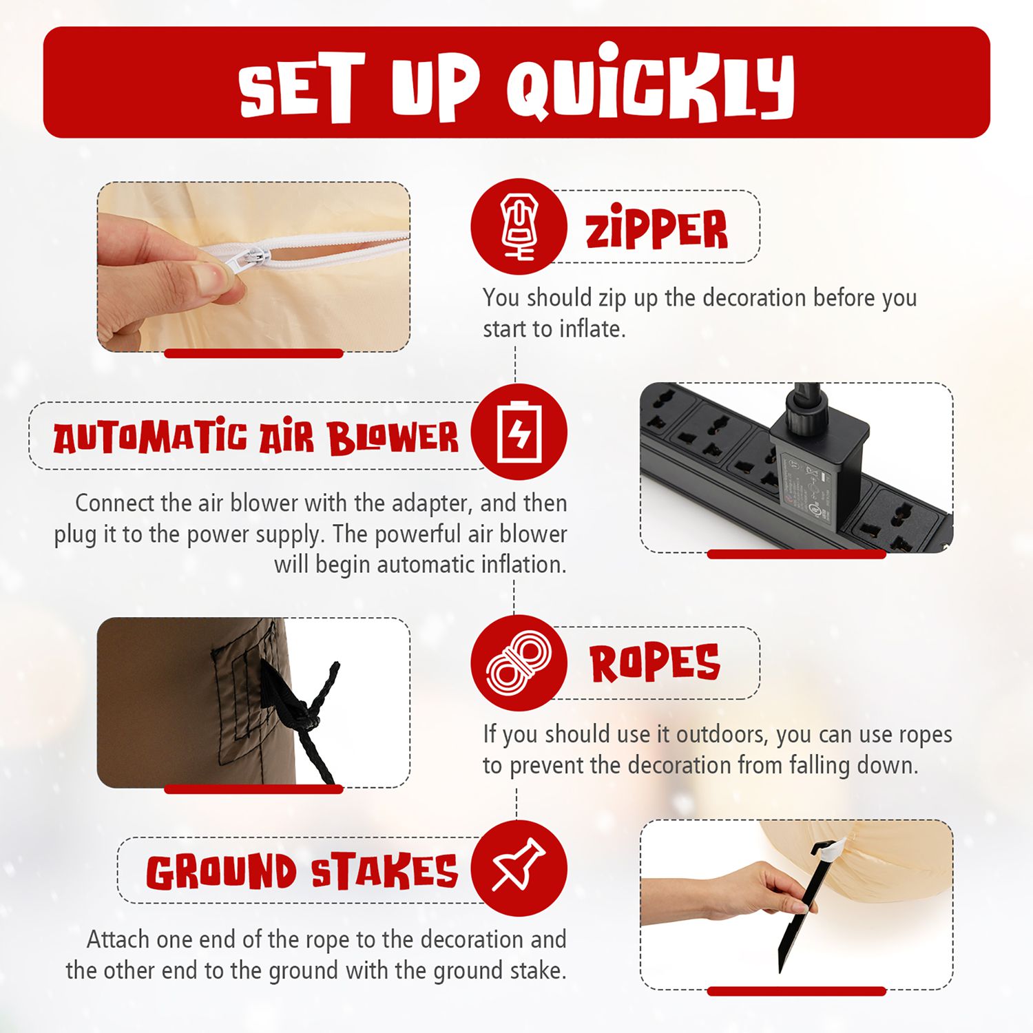 Costway CSHY000463 Christmas-Inflatables - View #6