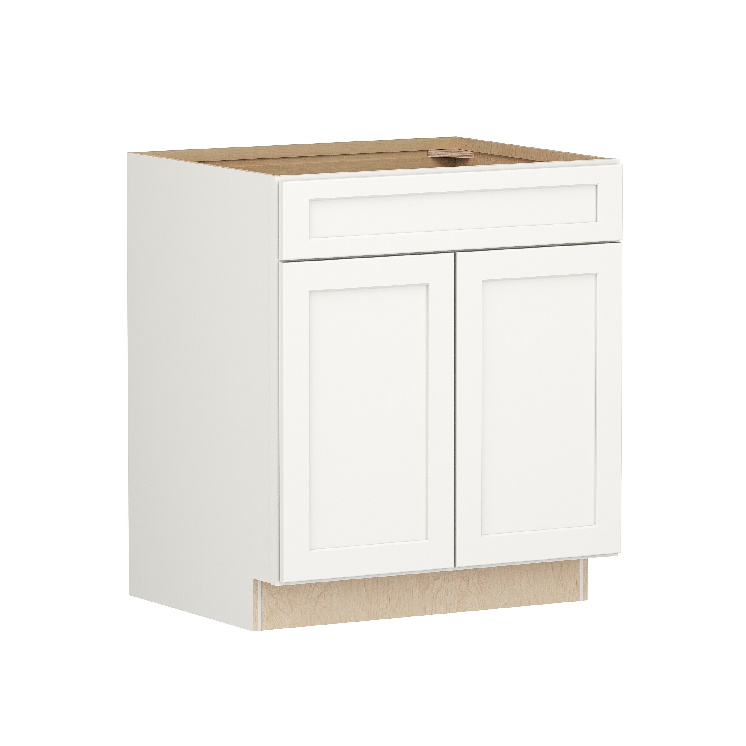 Shenandoah PRO Express Breckenridge 30-in W x 34.5-in H x 24-in D Stone Full Overlay Sink Base Fully Assembled Plywood Cabinet (Recessed Panel Shaker Style)