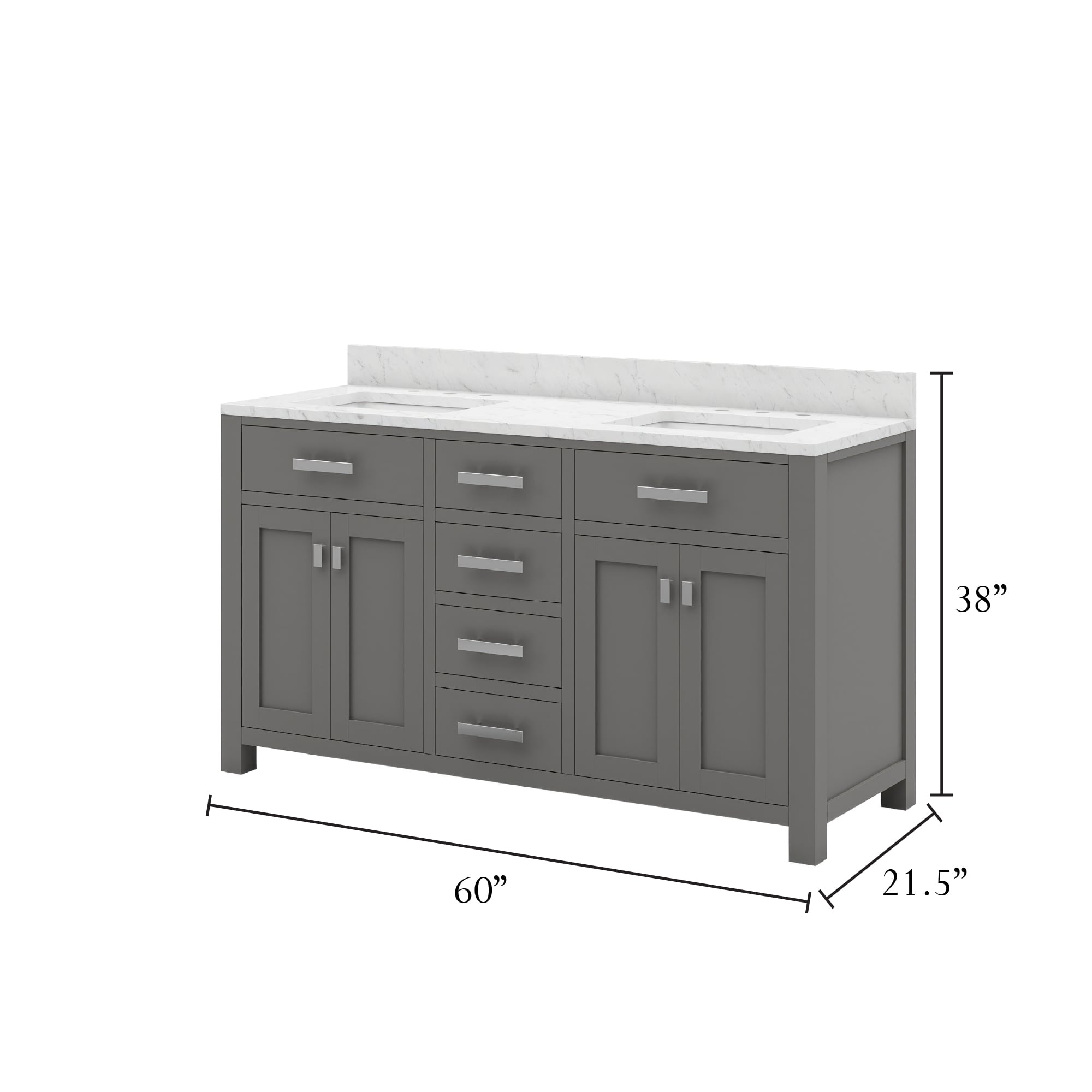 Water Creation MADISON60GC Bath-Vanity-Combo - View #9
