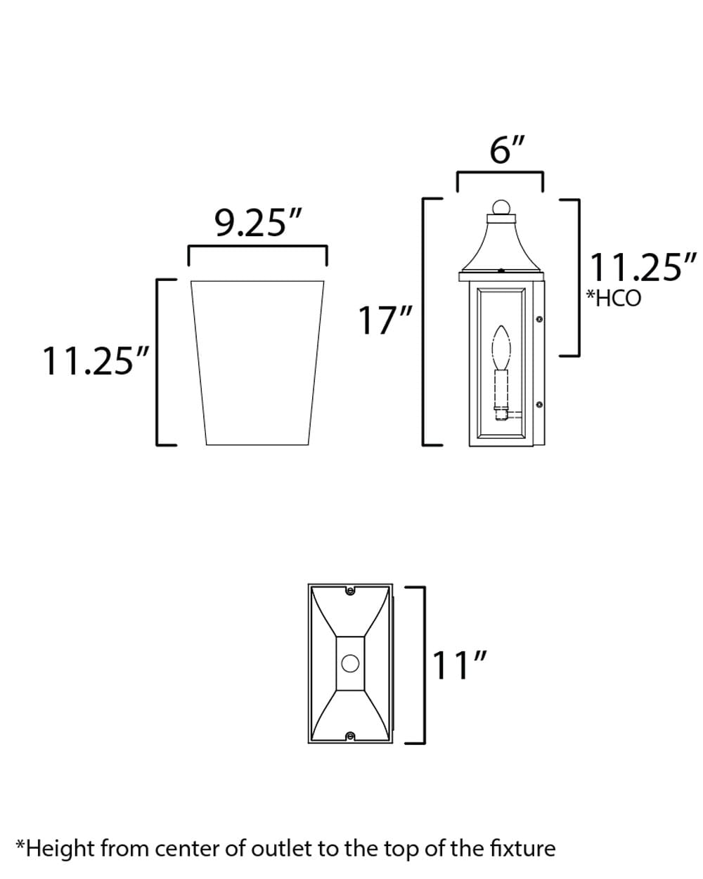 Maxim Lighting 40231CLBK Outdoor-Wall-Lighting - View #5