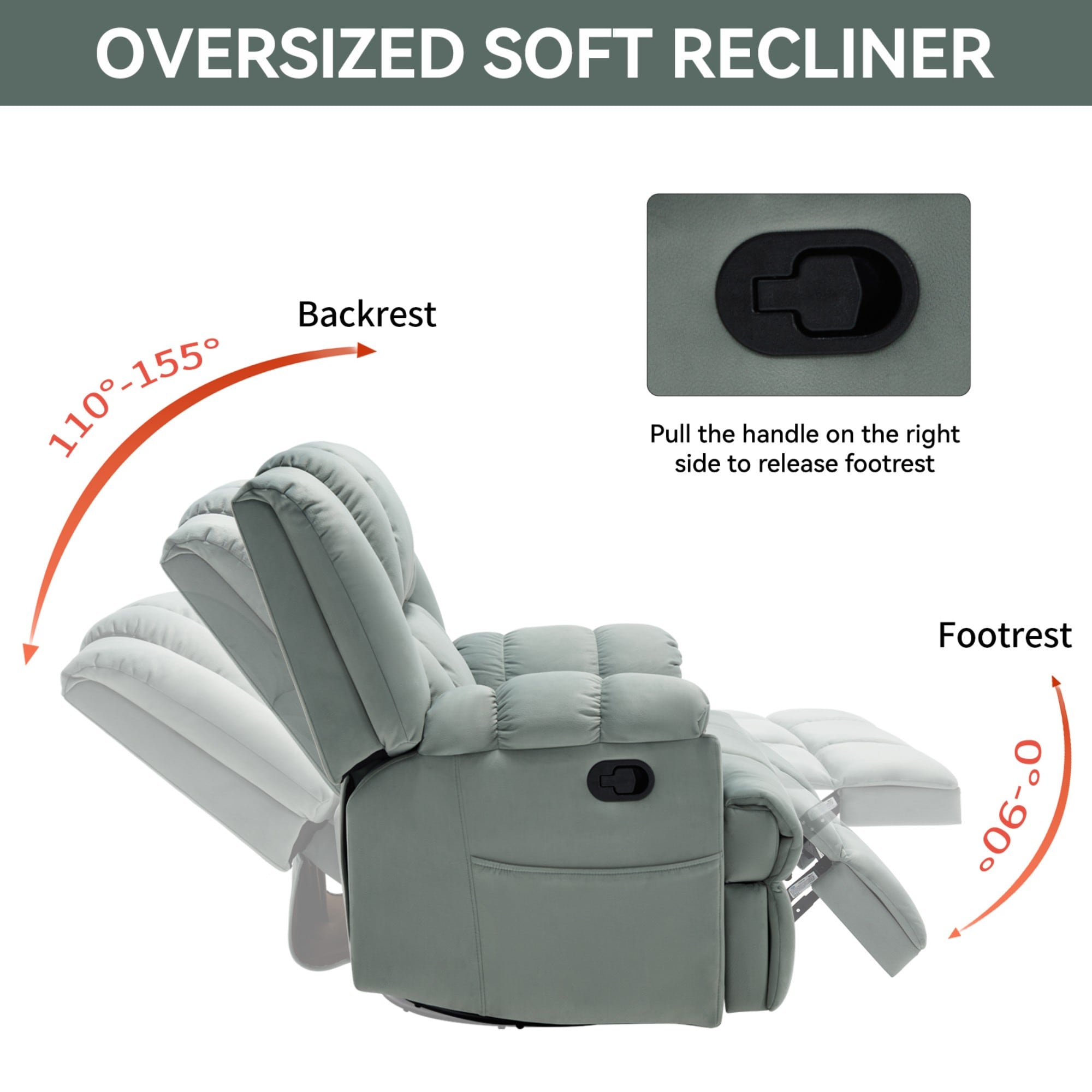 Boyel Living BL-CM839GN recliners - View #6