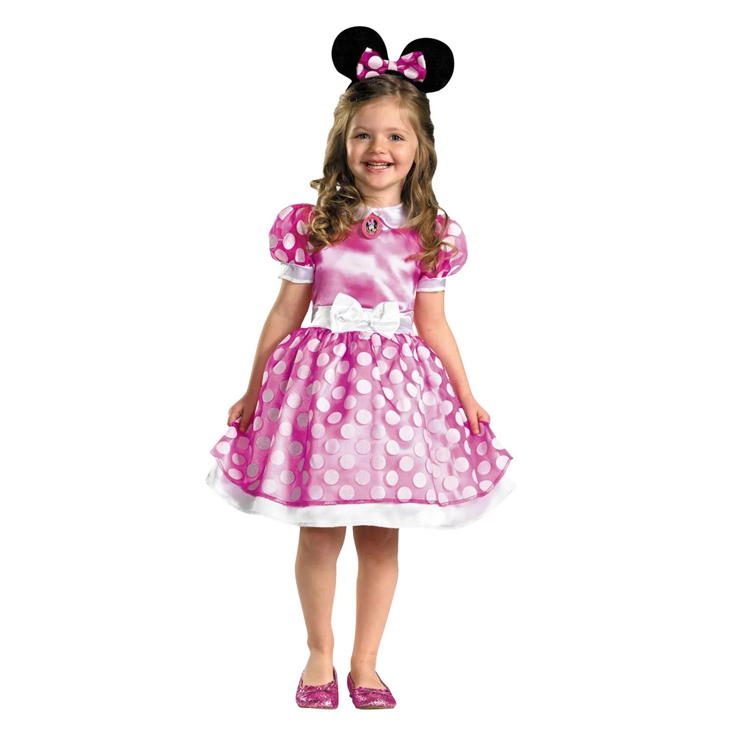 Disguise Girl's Pink Classic Minnie Mouse Costume Small at