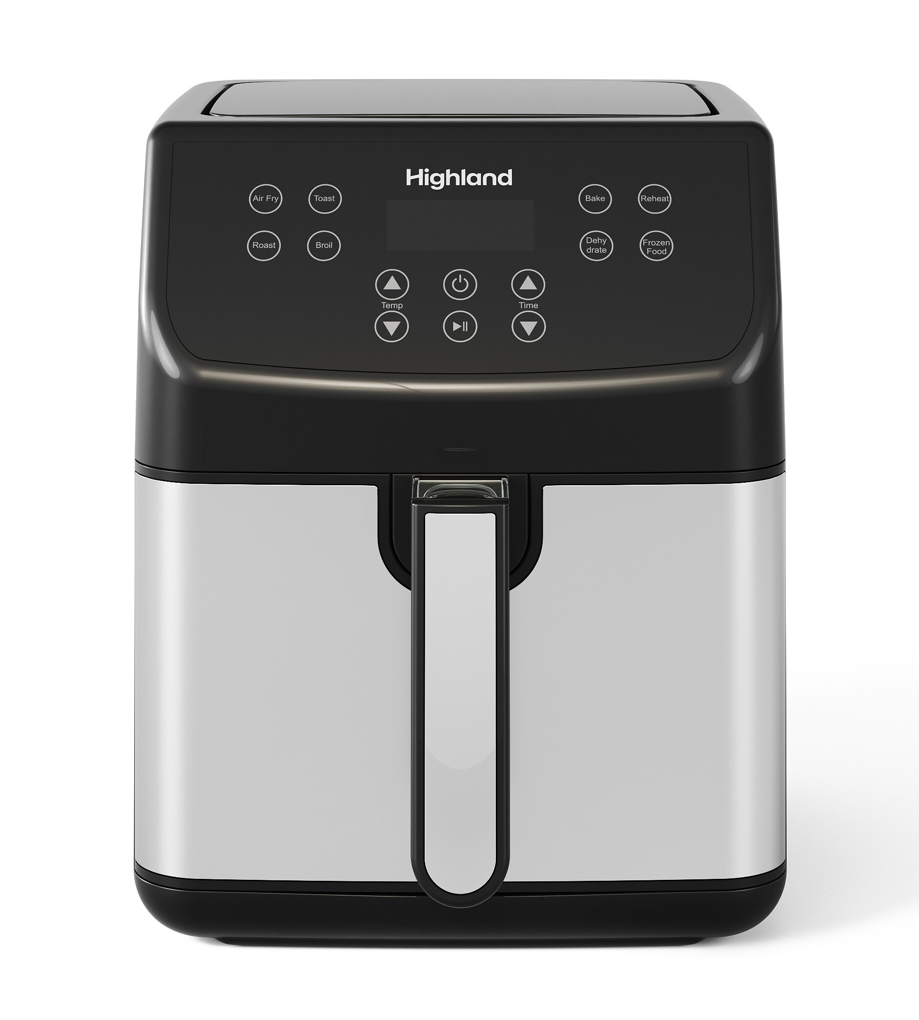 Highland 5.8-Quart Black Air Fryer at