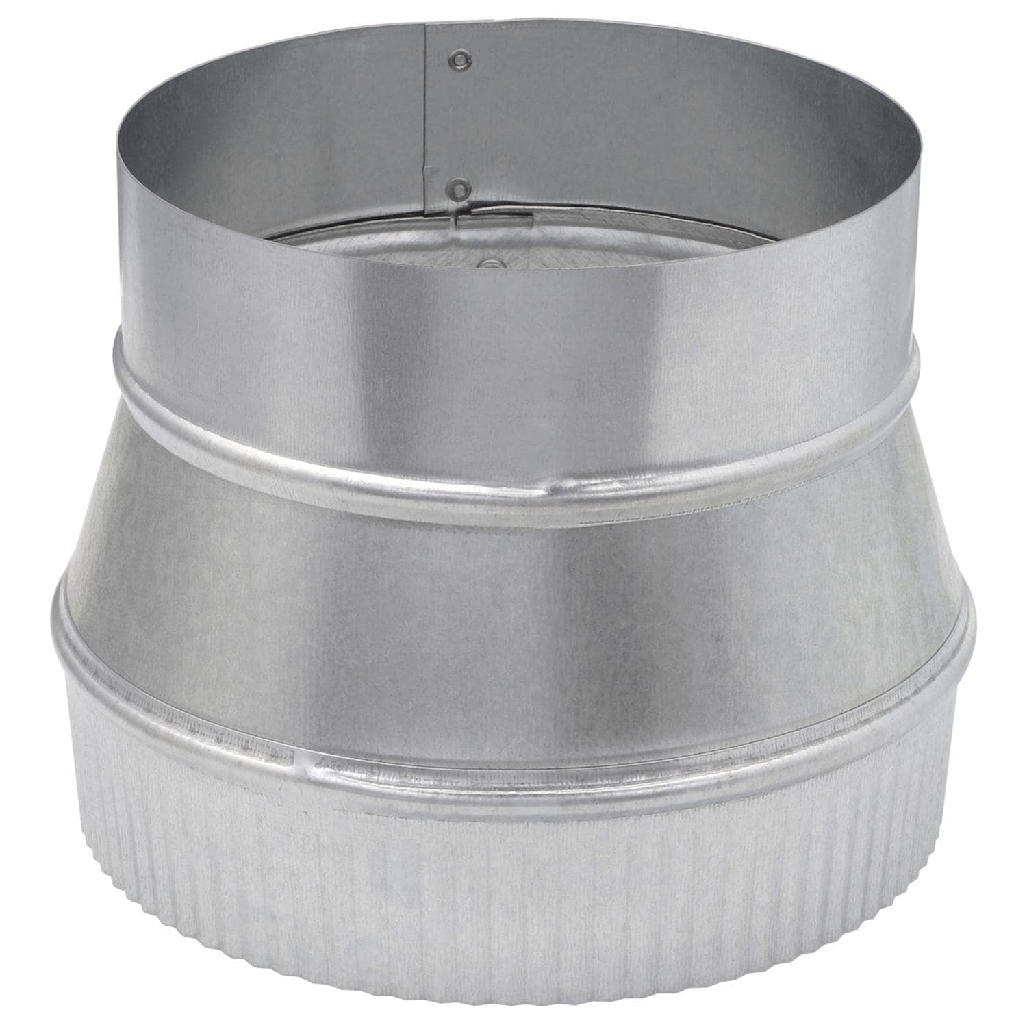 IMPERIAL  7 in. D X 8 in. D Galvanized Steel Stove Pipe Increaser