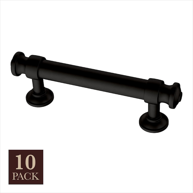 Essentials 3 in. (76mm) Center-to-Center Classic Arch Matte Black Drawer Pull (24-Pack) Essentials 3 in. (76mm) Center-to-Center Classic Arch Matte Black Drawer Pull (24-Pack)