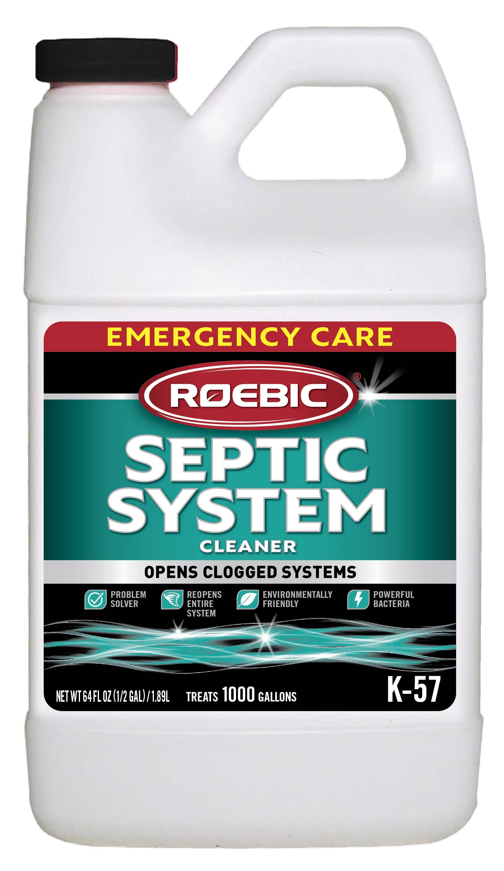 ROEBIC LABORATORIES, INC K-57-H 64 oz Septic System Cleaner