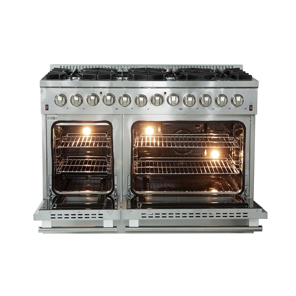 Range, 36, Stainless steel, 4 Burners, With Oven, Gas, Falcon Equipment  AR36-12R-4500
