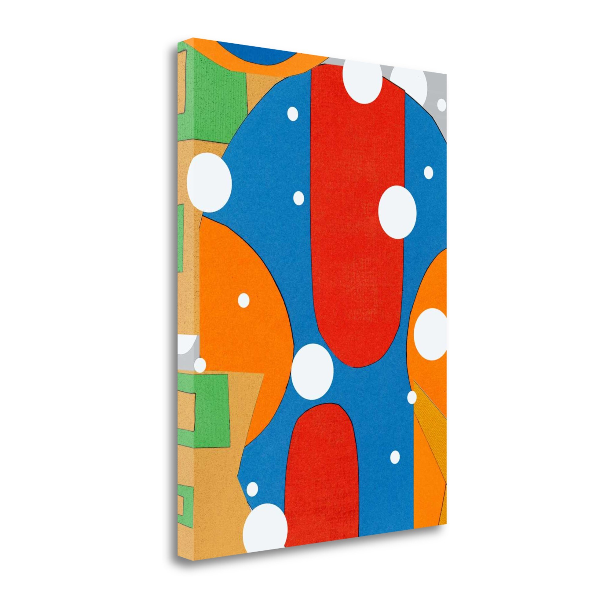Tangletown Fine Art SBSO1163-3547C Moad Abstract Ii Sarah Ogren 47-in H x 35-in W Abstract Print on Canvas