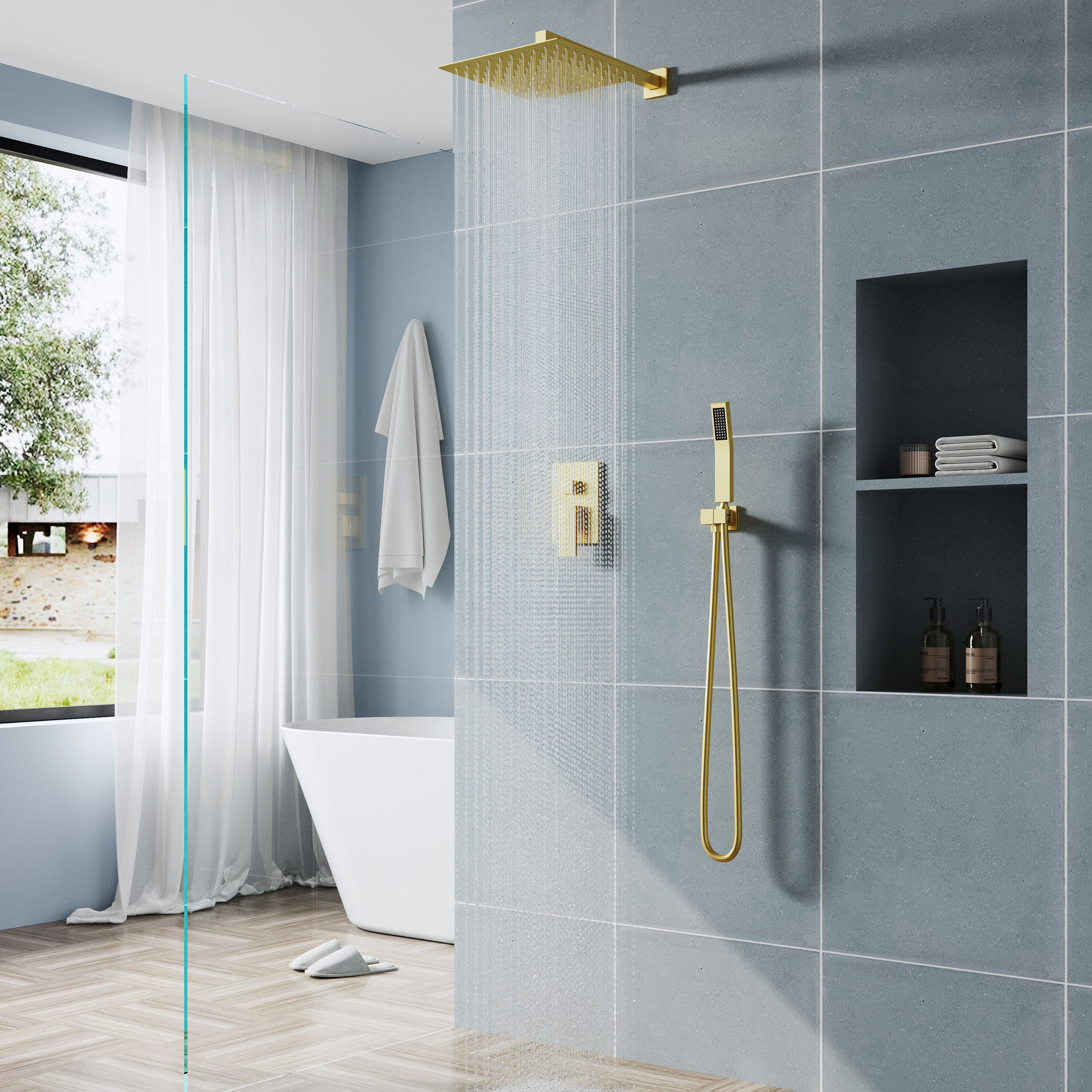 WELLFOR DTG-803S12BG Tub-Shower-Faucets - View #18