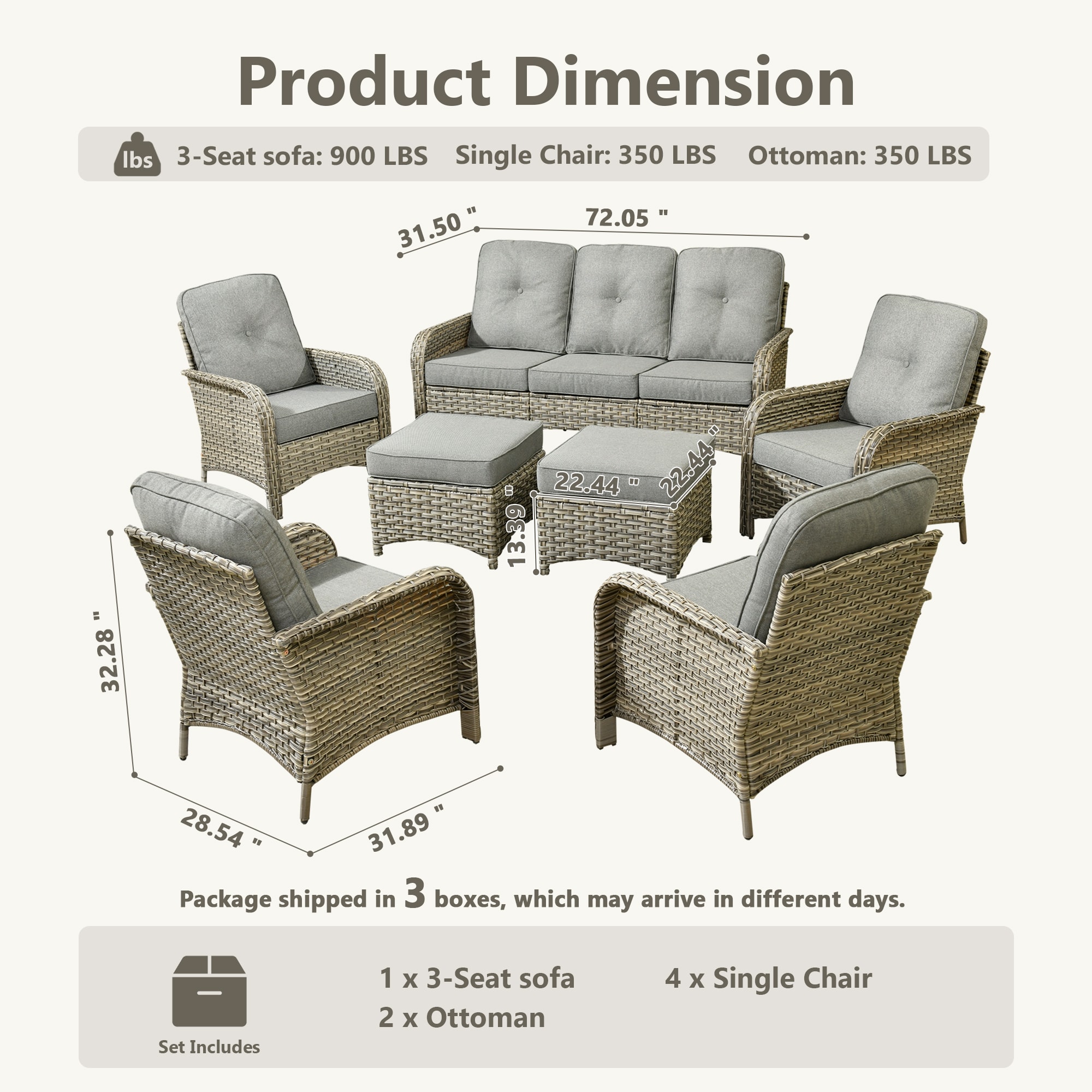 Caodoc L5-VNC200-71 Patio-Sofas-Daybeds - View #6