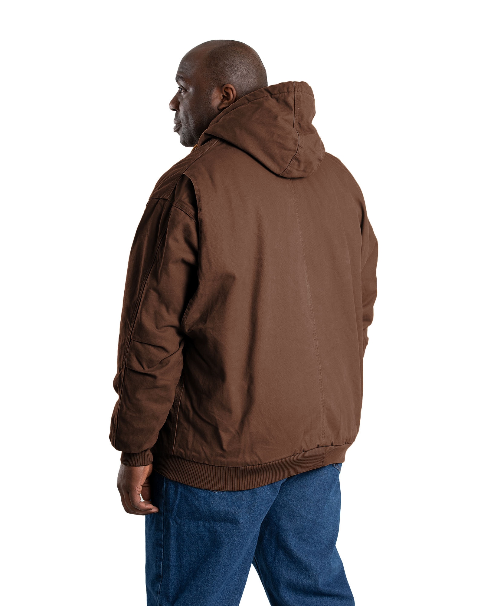 BERNE APPAREL Men s Washed Heavy Weight Canvas Hooded Insulated Work Jacket 3Xl Long in the Work Jackets Coats department at Lowes