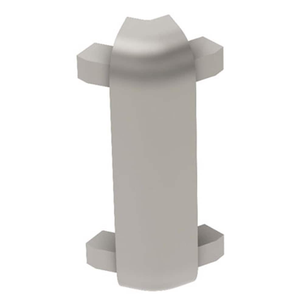 Schluter Systems E135RC125AT39 Rondec-CT 0.5-in W x 2.075-in L Satin nickel anodized aluminum Aluminum Outside corner Tile Edge Trim
