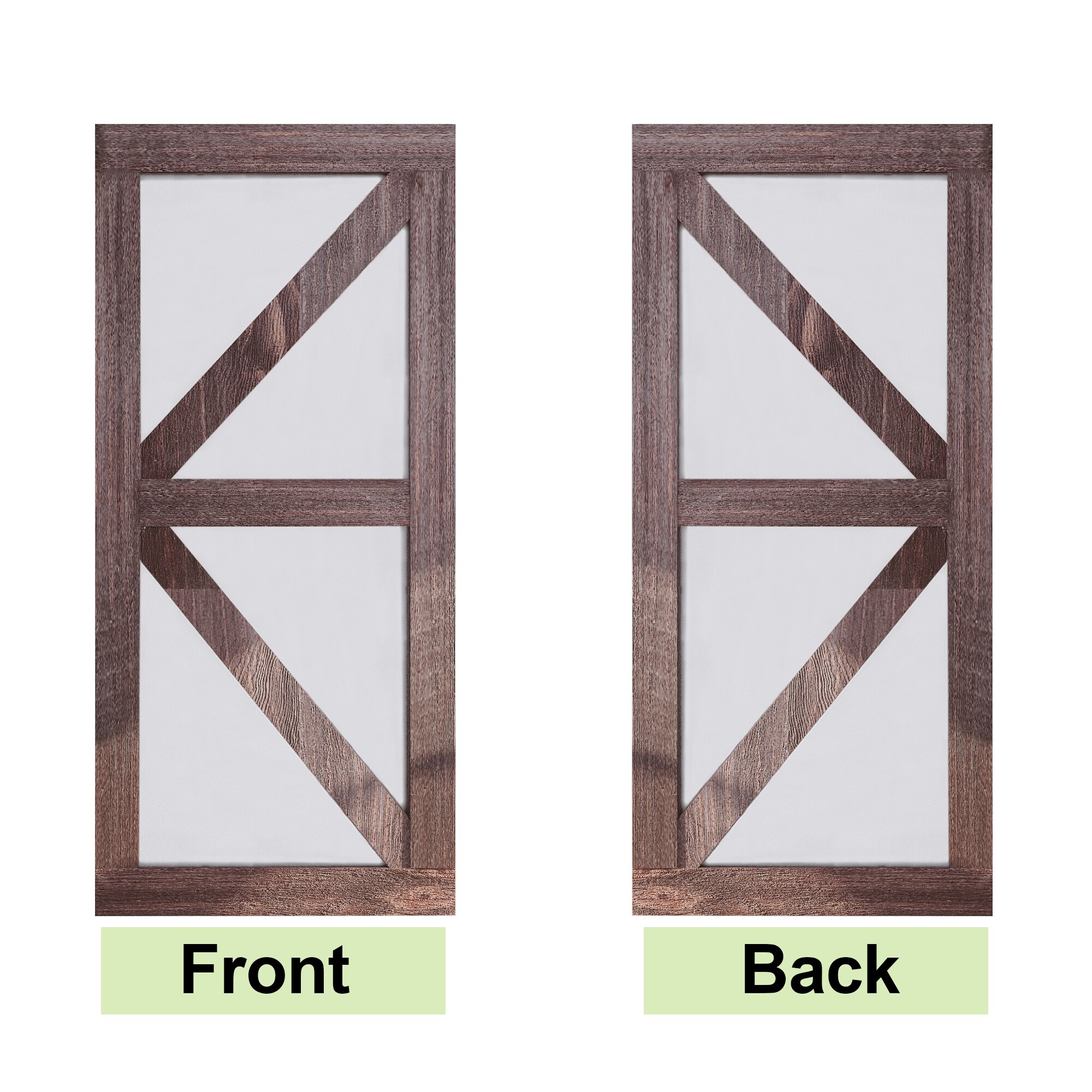 HOMACER 5Z7801-3684-GD Barn-Doors - View #3
