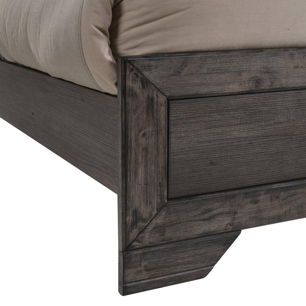 Grayson Dark Brown King Panel 3 Piece Bedroom Set