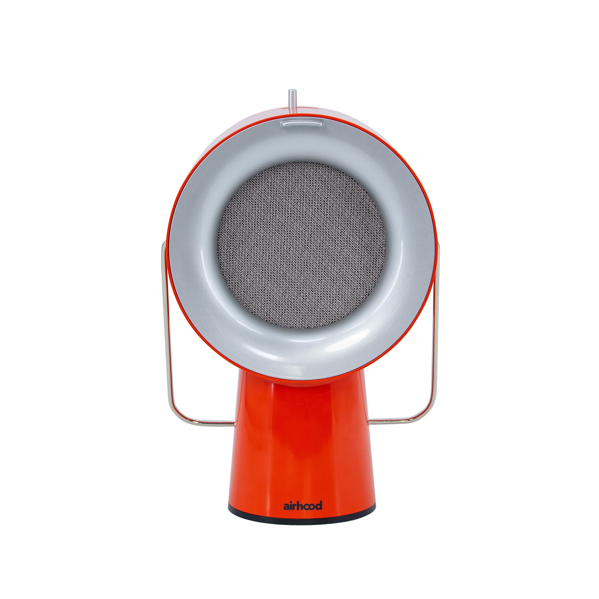 AirHood AH-01AE-R 6 inch Cadmium Orange, Glossy finish Ductless Downdraft Range Hood with Charcoal Filter
