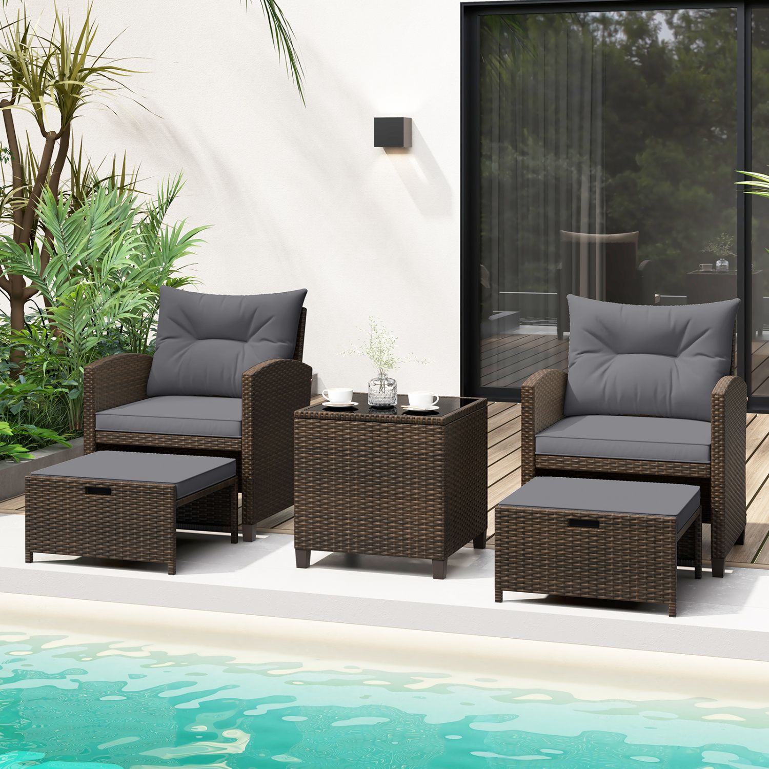 Slickblue D-CO-+RG34127WH Patio-Conversation-Sets - View #2