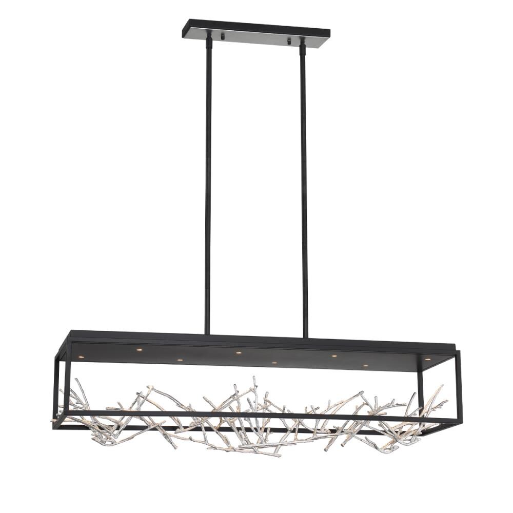 Eurofase 35642-023 Aerie 8-Light Black Modern/Contemporary LED Dry rated Chandelier