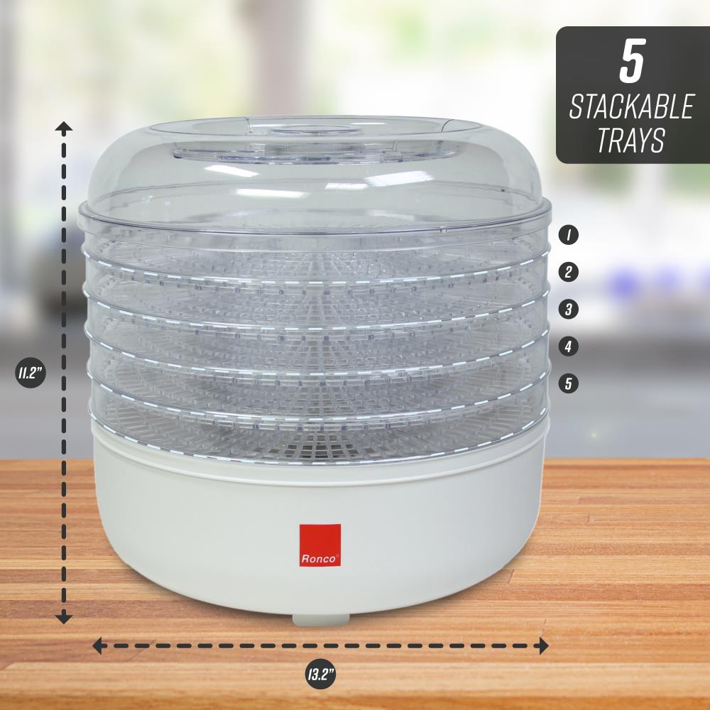 COSORI Food Dehydrator with 6 Stainless Steel Trays, 600W, Extra Bonus,  Silver, CP267-FD-RXS