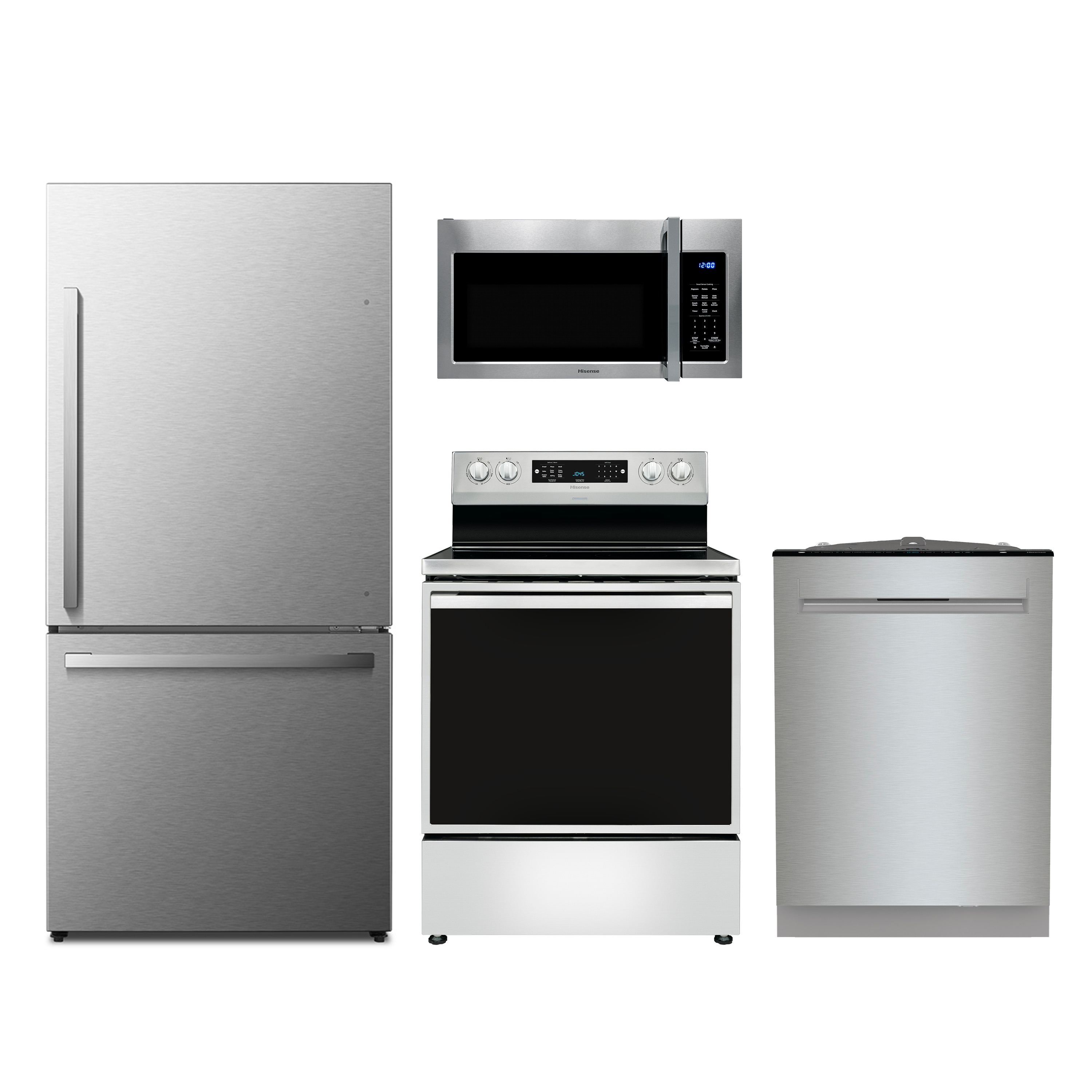 Shop Hisense Hisense 17.2-cu ft Bottom-Freezer Refrigerator and ...